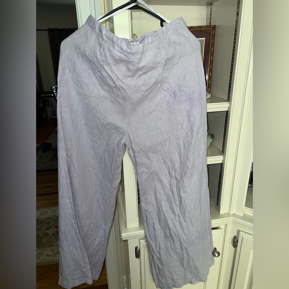 Faithfull the Brand wide leg linen pants- ladies 6